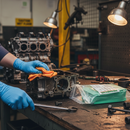 Professional Heavy Duty Orange Solvent Wipes - Durable Citrus Cleaning Solution for Industrial Applications, Pack of 25