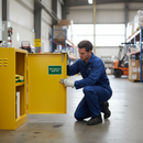 Premium Emergency Spill Kit Station Sign with Clear Instructions and Bright Colors - 400mm x 600mm Vinyl Coated Design