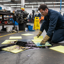 Premium Mediumweight Chemical Absorbent Pads - Versatile Spill Response for Oils, Acids, and Toxic Liquids