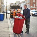 Premium 240 Litre Wheelie Bin with Durable Rubber Wheels for Easy Mobility and Robust Construction