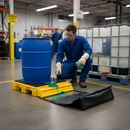 Premium Low Profile Spill Deck Bladder System for Safe Drum Storage with 291 Litres Sump Capacity and Forklift Pockets