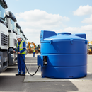 Professional 3,500 Litre Plastic Bunded Tank for AdBlue Storage with Lockable Lid and Easy Installation