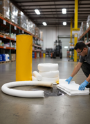 Premium 20 Litre Oil Spill Kit in Portable Tube Bag for Factory and Workshop Use with Compliance to BS and ISO Standards