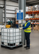 Premium Spill Protective Equipment Sign - Self-Adhesive Vinyl or Rigid Plastic, High Gloss Finish, Brightly Coloured for Workplace Safety