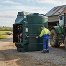 Premium 9,200 Litre Bunded Fuel Tank - Vertical Storage with 10 Year Guarantee and Integrated Features