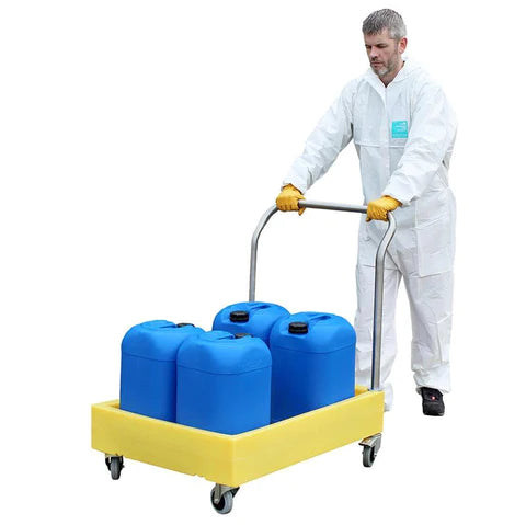 Light Gray Poly Trolley For Small Containers
