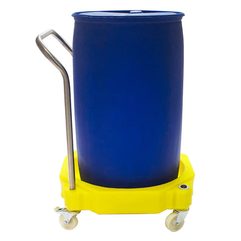 Dark Khaki Poly Drum Dolly With Handle (For 30ltr Container)