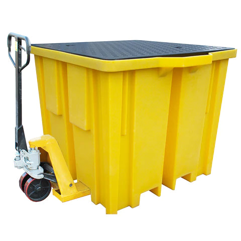 Goldenrod IBC Spill Pallet (With 4 Way FLT Access for 1 x 1000ltr IBC)