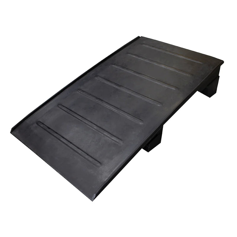 Dark Slate Gray Spill Pallet With High Capacity Sump For 4 x 205ltr Drums