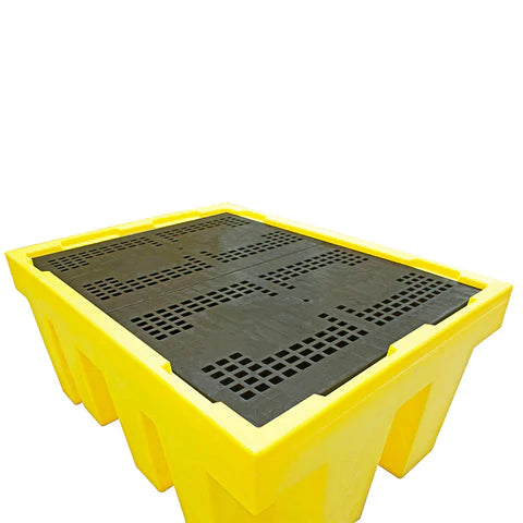 Dark Olive Green IBC Spill Pallet With Removable Grid