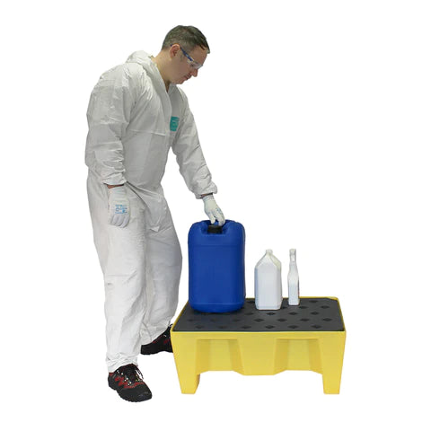 Gray Spill Tray On Legs With Grid General Purpose 70ltr Bund