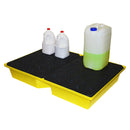 Dark Khaki Spill Tray With Grid General Purpose 104ltr Bund