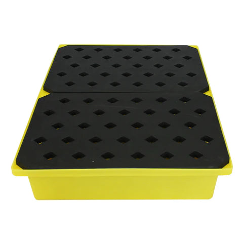 Dark Khaki Spill Tray With Grid General Purpose 104ltr Bund