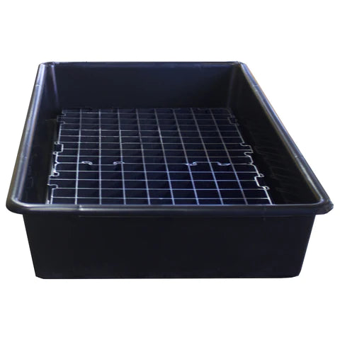 Black General Purpose Drip Tray With 2 Grids