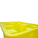 Gold IBC Spill Pallet With 2 Removable Grids