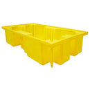 Gold IBC Spill Pallet (For 2 x 1000ltr IBCs - No Grid)