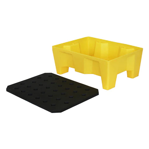 Goldenrod Spill Tray On Legs With Grid General Purpose 70ltr Bund