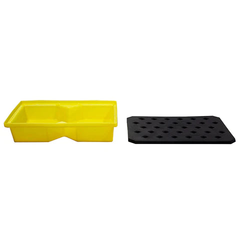 Goldenrod Spill Tray With Grid General Purpose 43ltr Bund