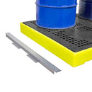 Dark Slate Blue Bund Floor 2 Drum Joining Strip Stainless Steel