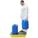 Dark Slate Blue Spill Tray With Grid General Purpose 22ltr Bund