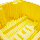 Pale Goldenrod IBC Spill Pallet For 1 x 1000ltr IBC With Integral Dispensing Area