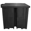 Dark Slate Gray Recycled Polyethylene IBC Spill Pallet (With 4 Way FLT Access)