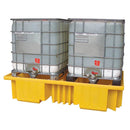 Dark Gray IBC Spill Pallet (For 2 x 1000ltr IBCs - No Grid)
