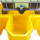 Orange IBC Spill Pallet For 1 x 1000ltr IBC With Integral Dispensing Area