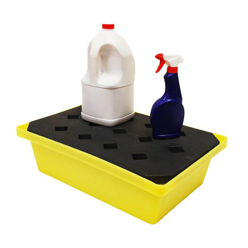 Goldenrod Spill Tray With Grid General Purpose 22ltr Bund