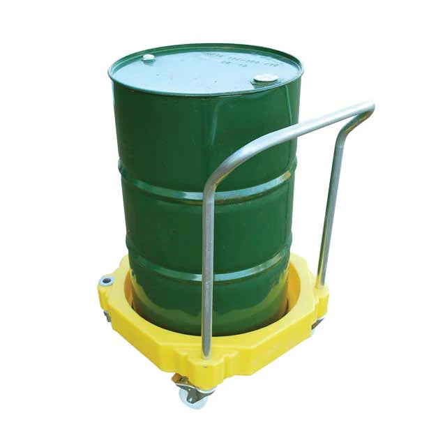 Pale Goldenrod Poly Drum Dolly With Handle (For 30ltr Container)