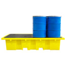 Gold 8 x 205 Litre Drum Bund Spill Pallet
