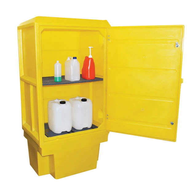 Goldenrod Lockable Storage Cabinet With Shelf 225ltr Bund