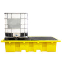 Dark Slate Gray IBC Spill Pallet (For 2 x 1000ltr IBCs - Removable Grid)