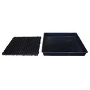 Black General Purpose Drip Tray With 4 Grids 100ltr Capacity