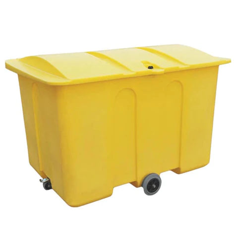 Goldenrod Poly Storage Bin on Wheels (With 1400ltr Capacity)