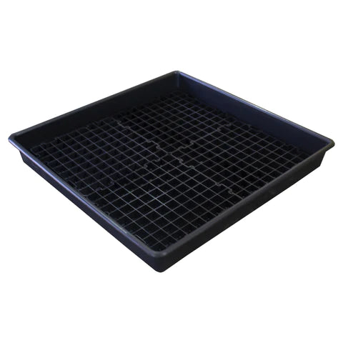 Black General Purpose Drip Tray With 4 Grids 100ltr Capacity