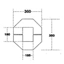 Lavender Universal Beam Protector - 185mm x 180mm