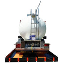 Light Gray Vehicle and Equipment Bund 13000 x 3000 x 250mm