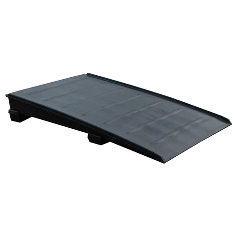 Dim Gray Ramp For Use With Low Profile Drum Spill Pallet