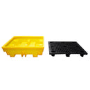 Goldenrod Spill Pallet With High Capacity Sump For 4 x 205ltr Drums