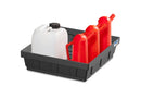 Firebrick Spill Tray For Small Containers Base-Line In Polyethylene (PE) Without Grid, 12 Litres