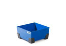 Dark Slate Blue Spill Tray For Small Containers Classic-Line In Steel, Painted, No Grid, 20 Litre