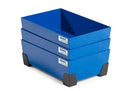 Steel Blue Spill Tray For Small Containers Classic-Line In Steel, Painted, No Grid, 30 Litre