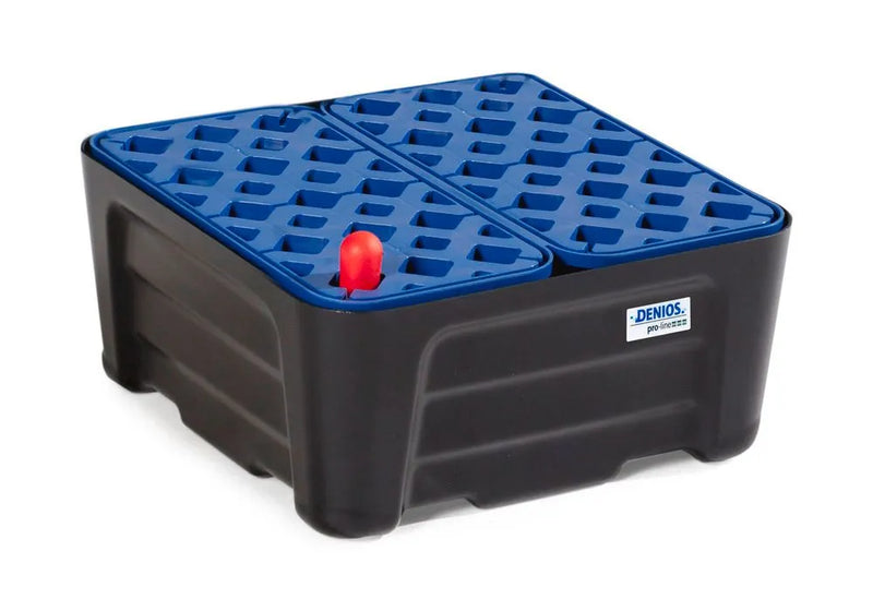 Dark Slate Gray Spill Tray For Small Containers Pro-Line In Polyethylene (PE) With PE Grid, 24 Litres