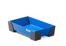 Steel Blue Spill Tray For Small Containers Classic-Line In Steel, Painted, No Perf Sheet, 5 Litres