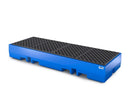 Royal Blue Spill Pallet Classic-Line In Polyethylene (PE) For 4 Drums, With PE Grid