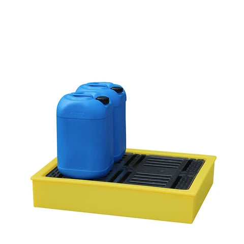 Steel Blue Spill Tray Suitable For 4 x 25ltr Cans 100 Litre Bund