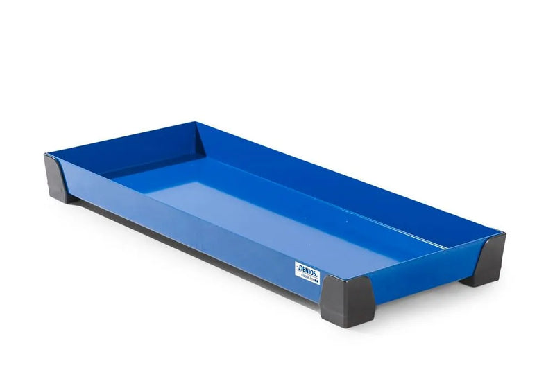 Dark Cyan Spill Tray For Small Containers Classic-Line In Steel, Painted, No Perf Sheet, 20 Litres