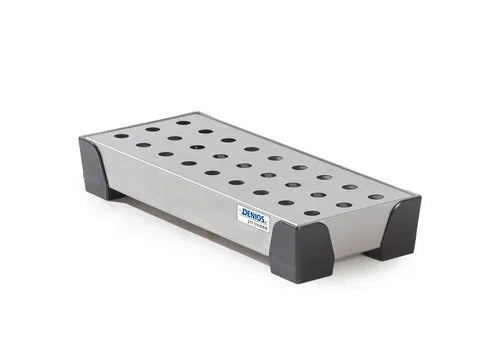 Light Gray Spill Tray For Small Containers Pro-Line In St Steel, With St Steel Perf Sheet, 7 Litres