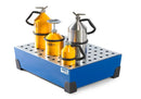 Gray Spill Tray For Small Containers Classic-Line, Steel, Paint, W Galv. Perf. Sh, 65 Litre